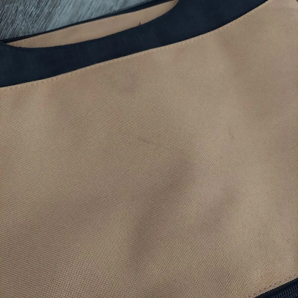 AMERIBAG Messenger Laptop Bag Black Tan